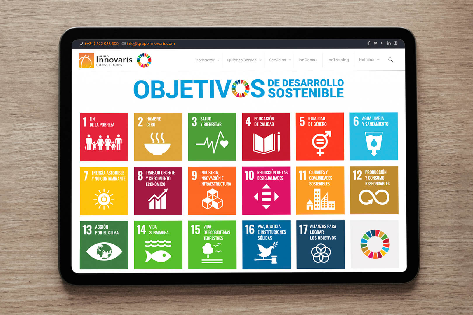 Responsabilidad Social y ODS por Grupo Innovaris
